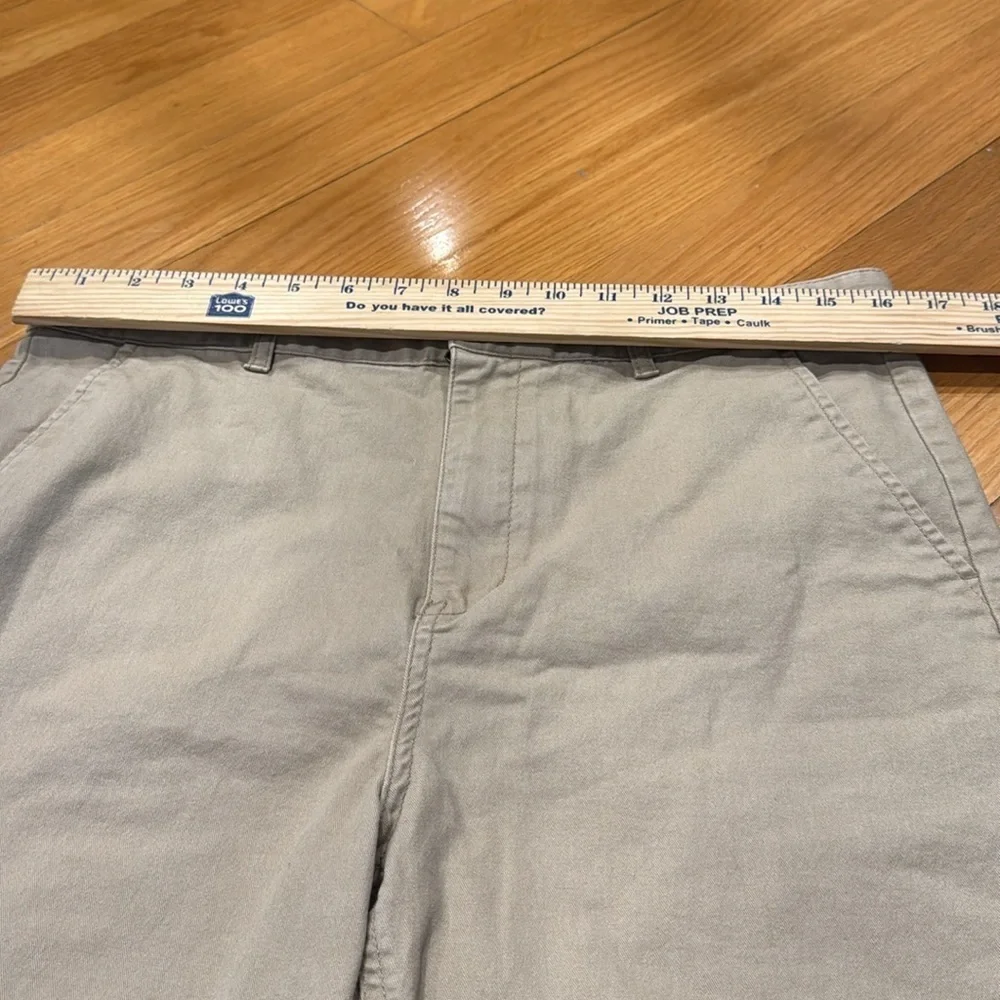 Old navy beige boys  built-in flex shorts size 16plus .